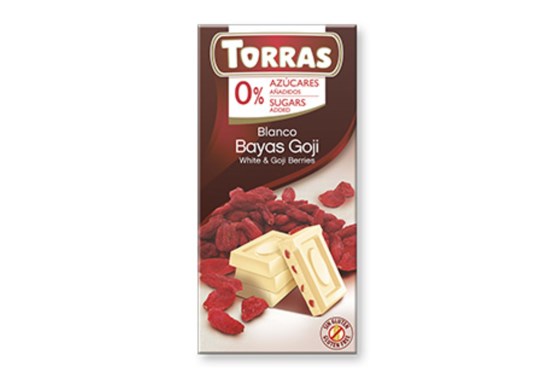 Biela čokoláda s goji