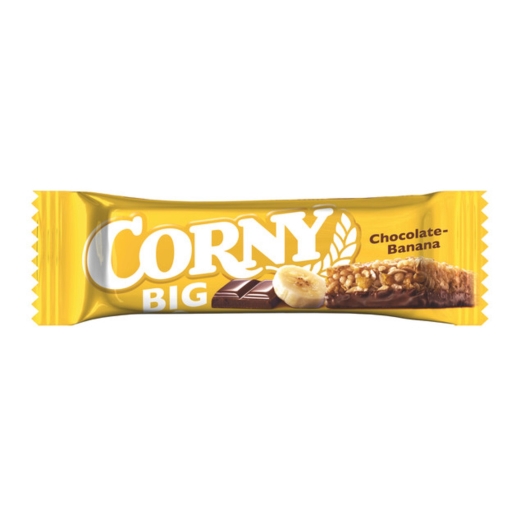 Big cereální tyčinka banán v mléčné čokoládě