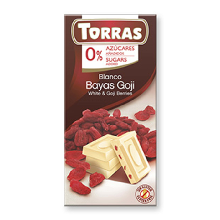 Bílá čokoláda s goji
