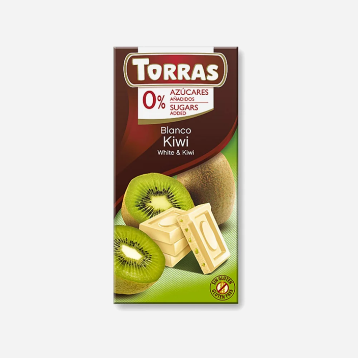 Bílá čokoláda s kiwi