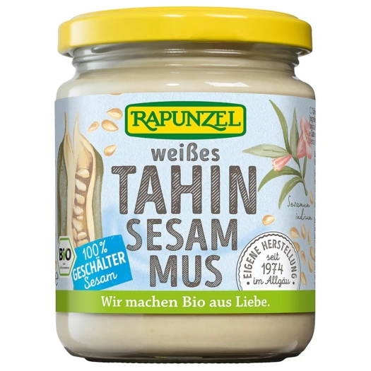 Bílé tahini: 100% sezamové pasta BIO