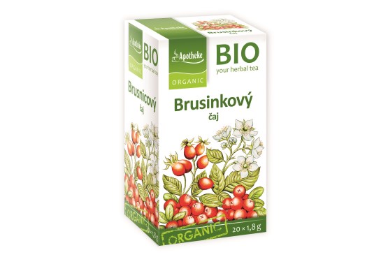 BIO Brusnicový ovocný čaj 20 x 1,8 g