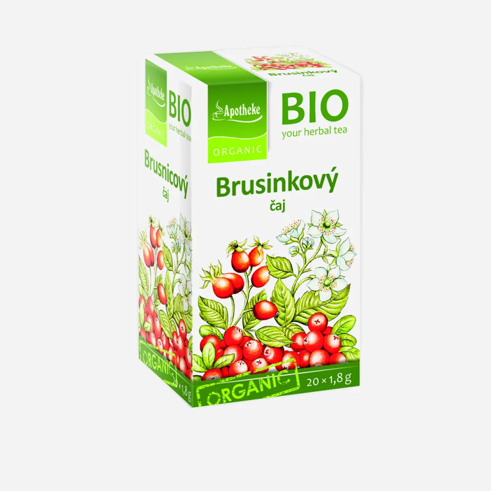 BIO Brusnicový ovocný čaj 20 x 1,8 g