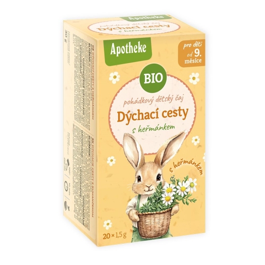 BIO čaj dětský Dýchací cesty s heřmánkem 20x1,5g