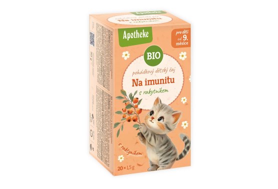 BIO čaj dětský Na imunitu s rakytníkem 20x1,5g
