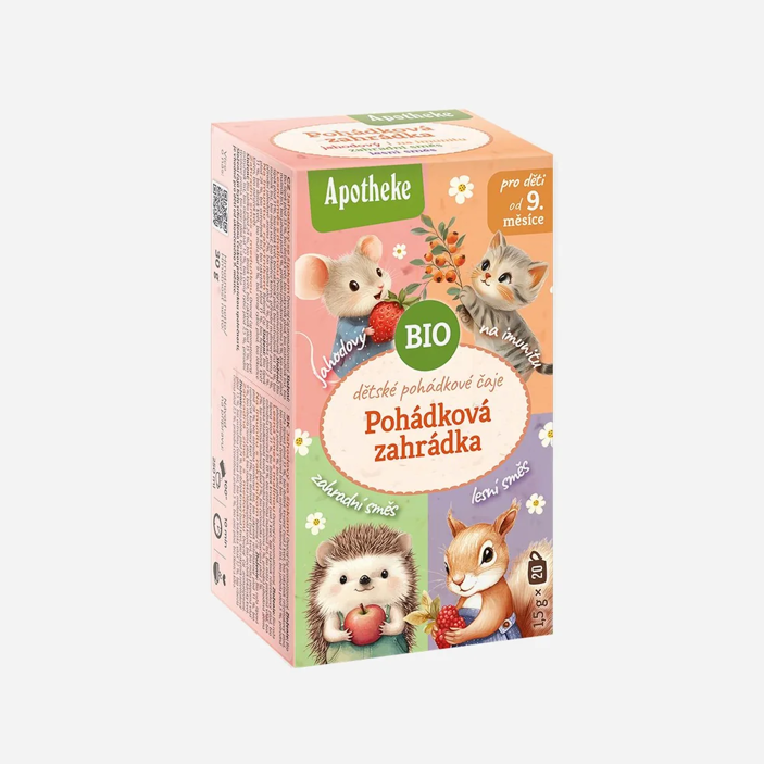 BIO čaj dětský Pohádková zahrádka 4v1 20x1,5g