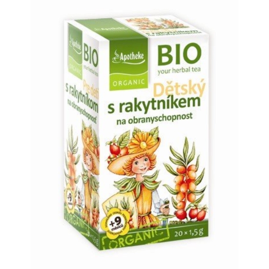 BIO Dětský bylinný čaj s rakytníkem