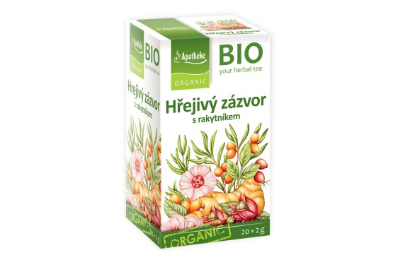 BIO Hrejivý zázvor s rakytníkom 20 sáčkov