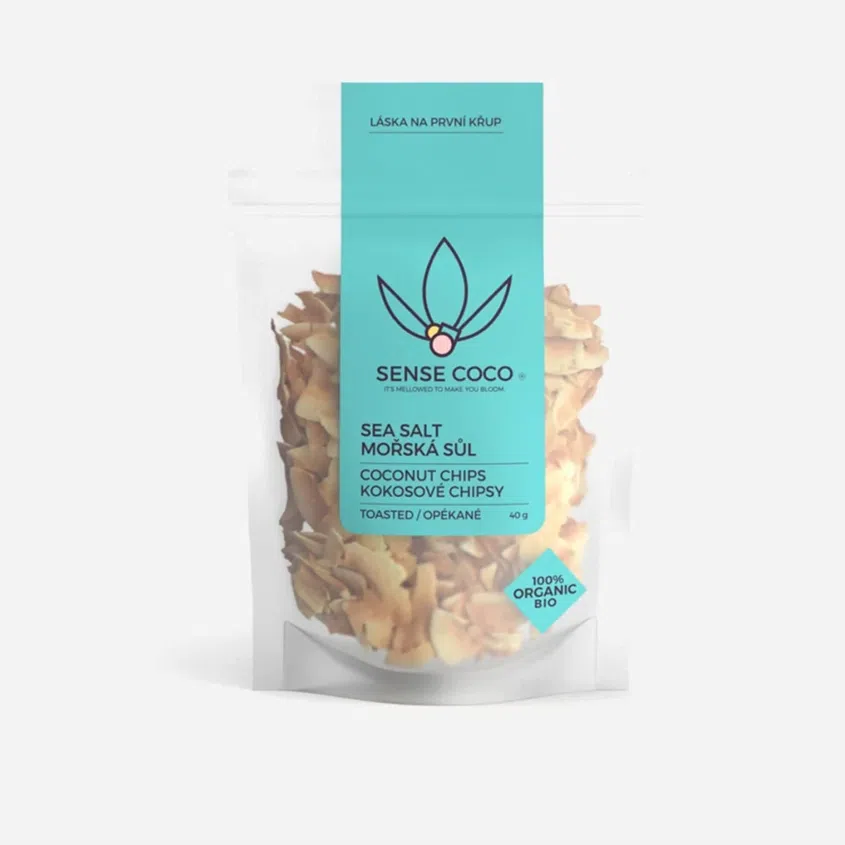 Bio kokosové chipsy slané