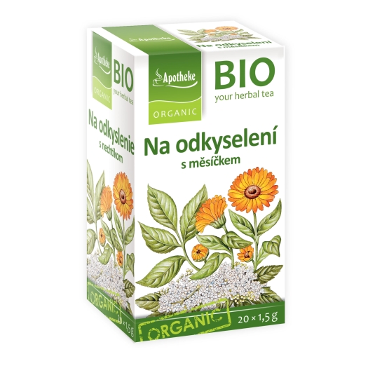 BIO Na odkyselení čaj s měsíčkem