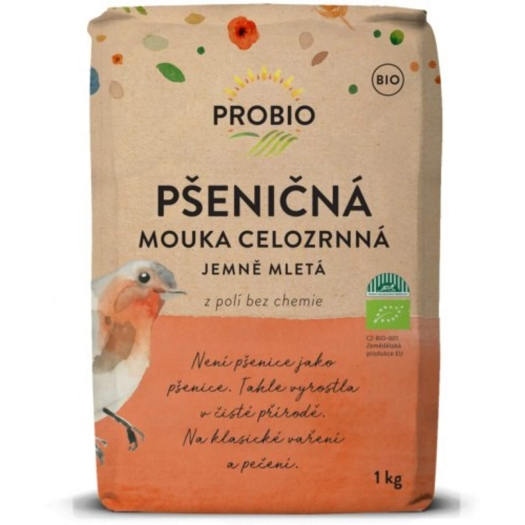 Bioharmonie Celozrnná múka pšeničná (jemne mletá)