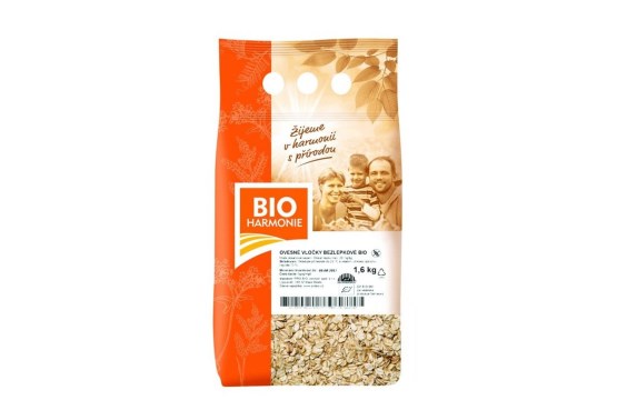Bioharmonie Ovsené vločky bezlepkové BIO