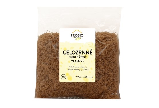 Bioharmonie Ražné celozrnné vlasové rezance BIO