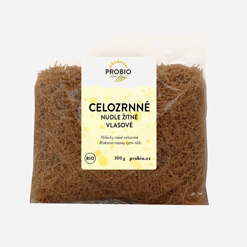 Bioharmonie Ražné celozrnné vlasové rezance BIO