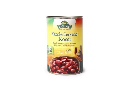 Biolinie Fazuľe červené Rossi BIO
