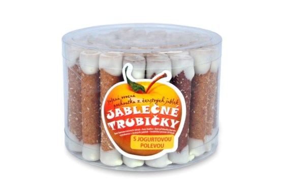 BIOPRODUKT JT Trubičky jablečné s jogurtem dóza 540 g