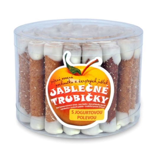 BIOPRODUKT JT Trubičky jablečné s jogurtem dóza 540 g