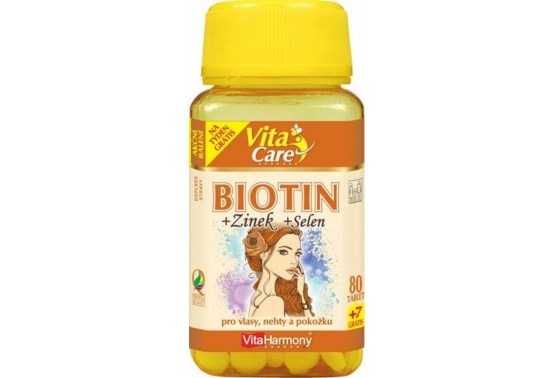 Biotín 300 mcg + Selén + Zinok 80 tablet