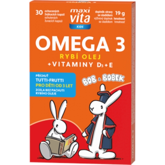 Bob a Bobek Omega 3 + vitamín D, E
