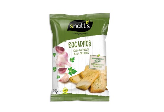 Bocaditos chlebíčky cesnak a petržlen