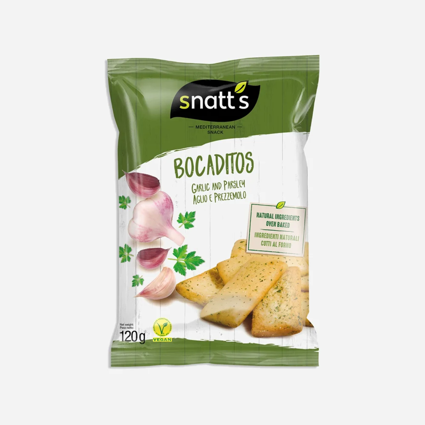 Bocaditos chlebíčky cesnak a petržlen