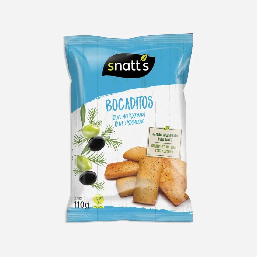 Bocaditos chlebíčky olivy a rozmarýn