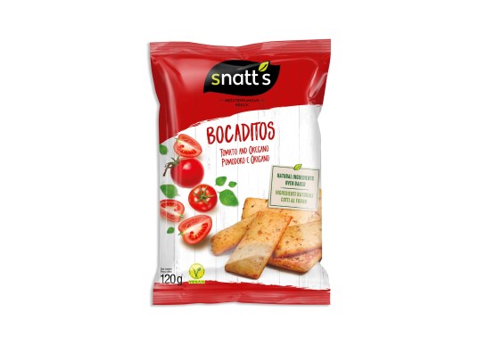 Bocaditos chlebíčky paradajka a oregano