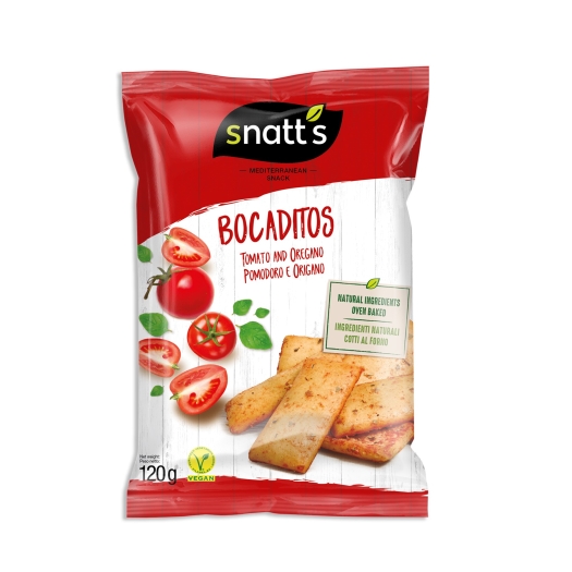 Bocaditos chlebíčky rajče a oregano