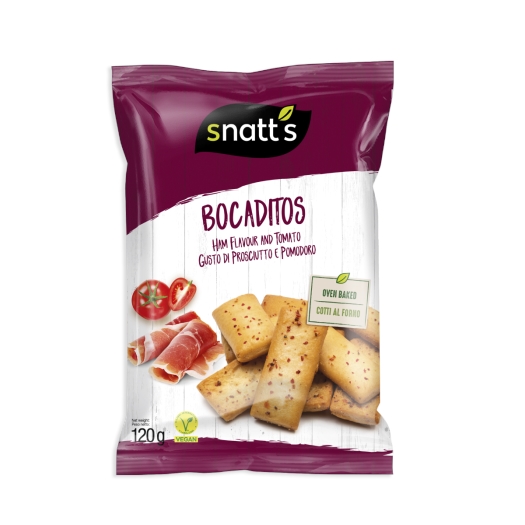 Bocaditos chlebíčky šunka a rajče