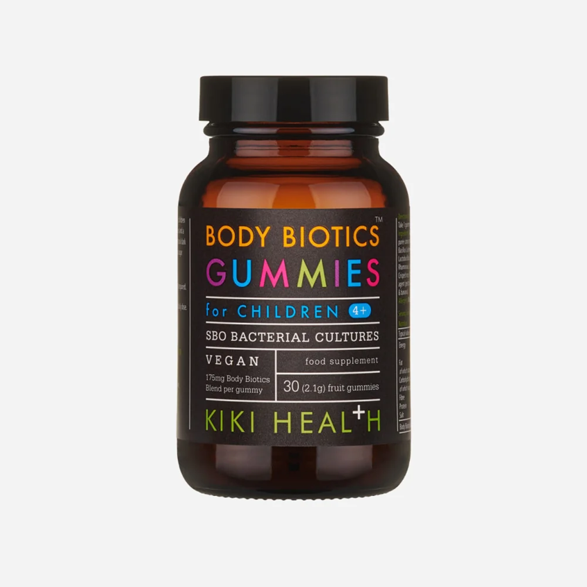 Body Biotics Gummies, veganská probiotika, 30 tablet