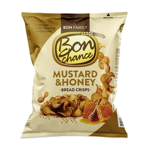 Bon Chance Chlebové chipsy s medem a hořčicí