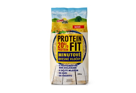 Bonavita Ovesné vločky s proteinem 350 g b6047