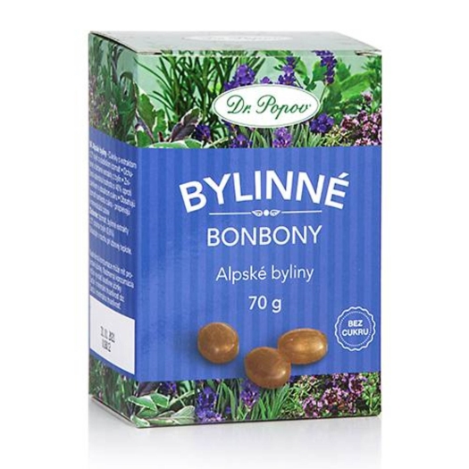 Bonbony Alpské byliny