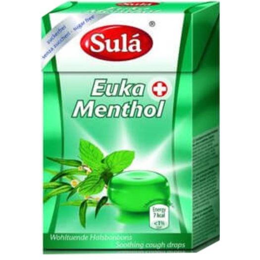 Bonbóny bez cukru euka menthol