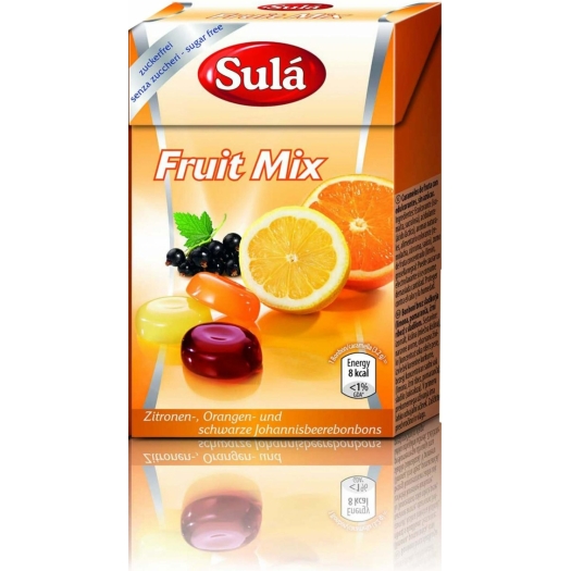 Bonbóny bez cukru fruit mix