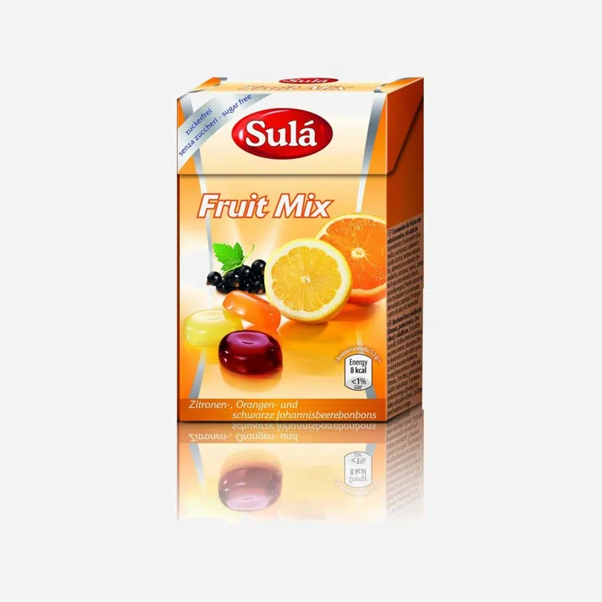 Bonbóny bez cukru fruit mix