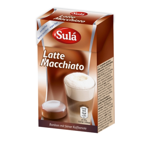 Bonbóny bez cukru Latte Macchiato