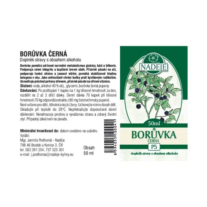Borůvka černá tinktura z pupenů