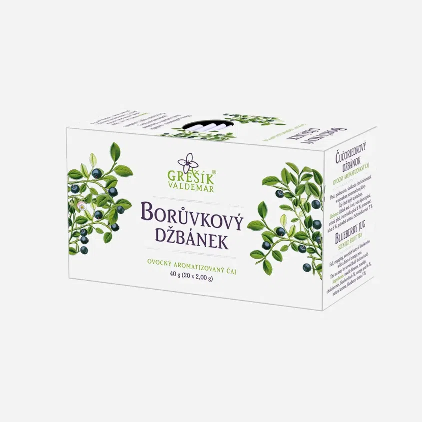 Borůvkový džbánek ovocný čaj 20 sáčků