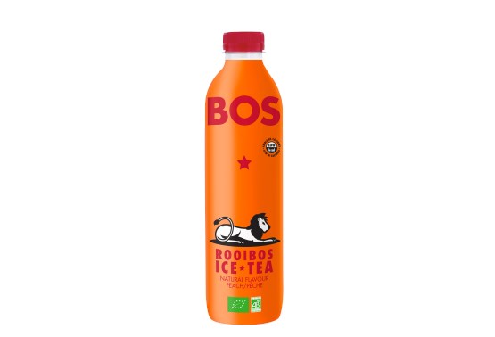 BOS ledový čaj Rooibos broskev BIO 1000 ml