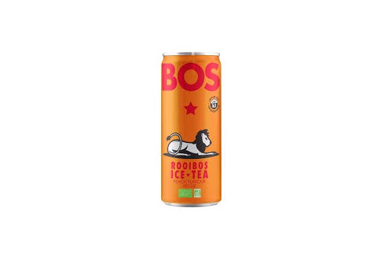 BOS ledový čaj Rooibos broskev BIO 250 ml