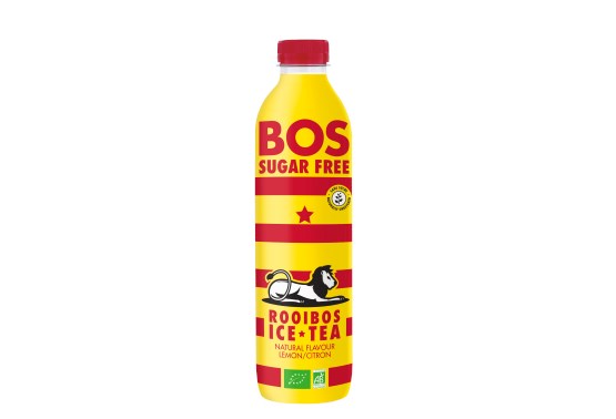 BOS ledový čaj Rooibos citron bez cukru BIO 1000 ml
