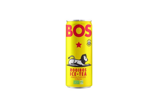 BOS ledový čaj Rooibos citron BIO 250 ml