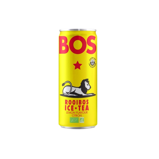 BOS ledový čaj Rooibos citron BIO 250 ml