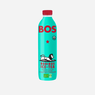 BOS ledový čaj Rooibos limetka & zázvor BIO 1000 ml