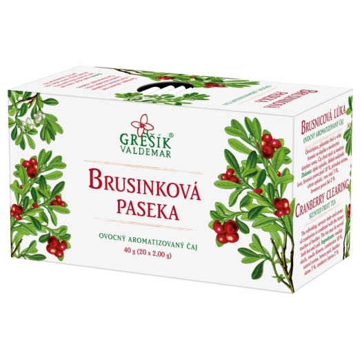 Brusinková paseka ovocný čaj 20 sáčků