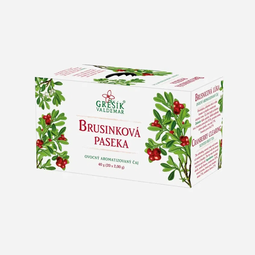 Brusinková paseka ovocný čaj 20 sáčků
