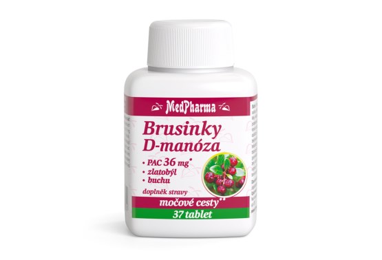Brusinky D-manóza - 37 tbl.