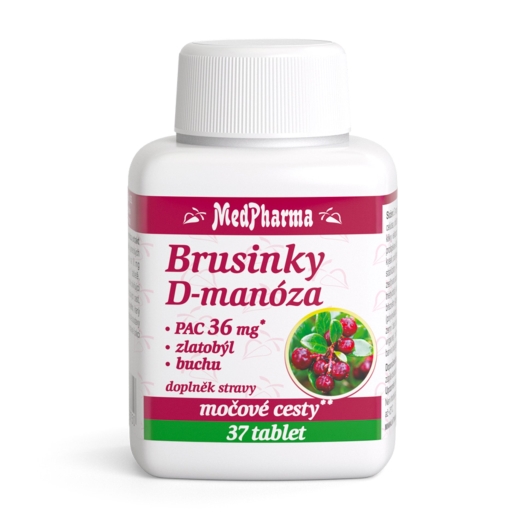 Brusinky D-manóza - 37 tbl.