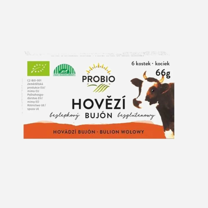 Bujón hovězí BIO kostky 66 g